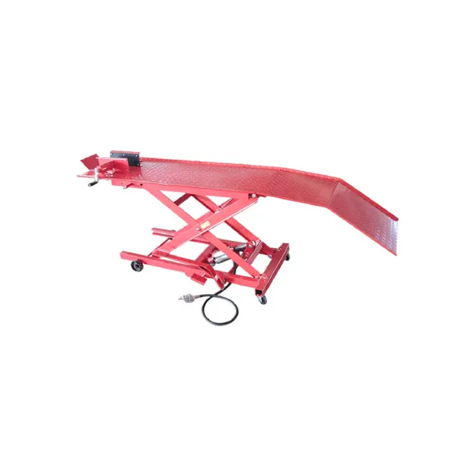 RAMPA PARA MOTOCIVLETAS  DE 800 LIBRAS HIDRAHULICA/NEUMATICA