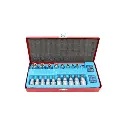 SET DE PUNTAS Y COPAS TORX DE 27 PCS              